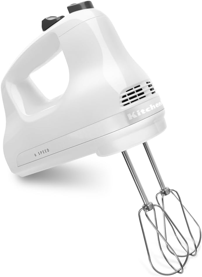 KitchenAid 5 Ultra Power Speed Hand Mixer - KHM512. White