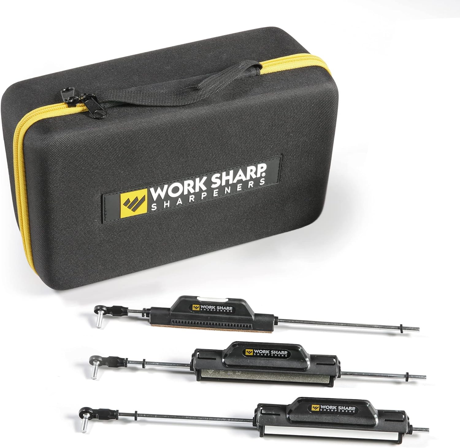 Work Sharp Precision Adjust Elite Knife Sharpener - Adjustable Knife Sharpening System - For Hunting. Serrated & Kitchen Knives