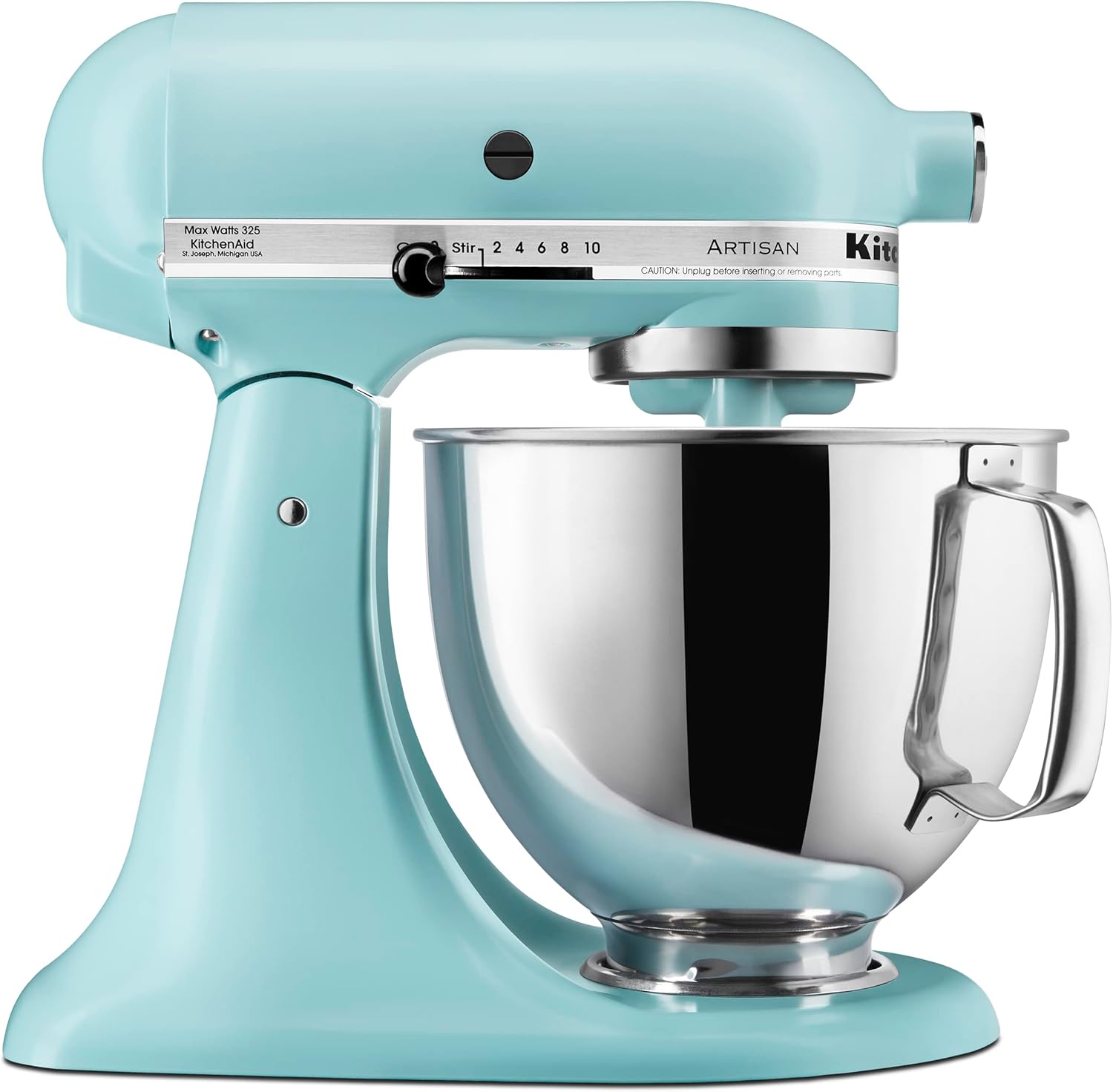 KitchenAid Artisan Series 5 Quart Tilt Head Stand Mixer with Pouring Shield KSM150PS. Almond Cream