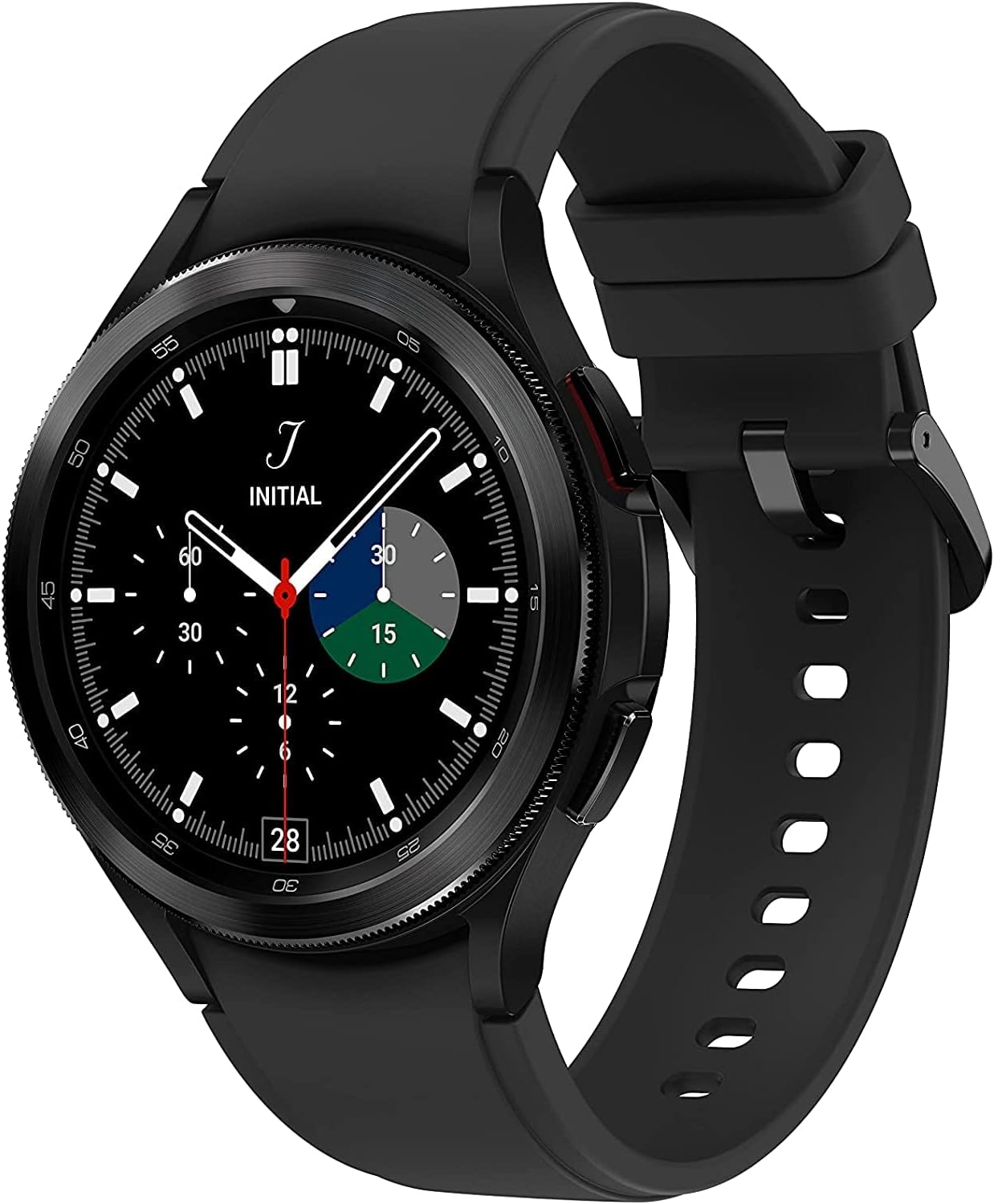 Samsung Electronics Galaxy Watch 4 Classic 46mm Smartwatch with ECG Monitor Tracker for Health Fitness Running Sleep Cycles GPS Fall Detection Bluetooth US Version. Black (Renewed)