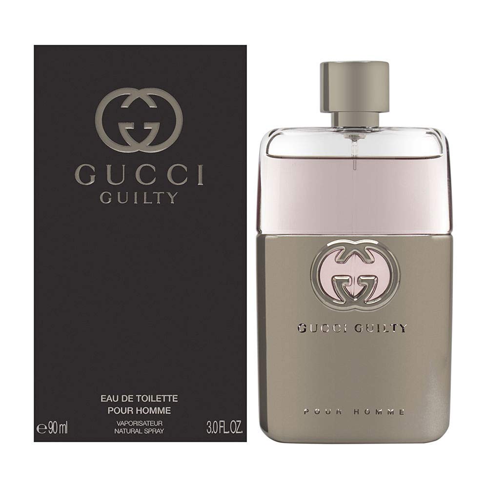Gucci Guilty by Gucci for Men Eau de Toilette Spray. 3 Fl Oz (Pack of 1)