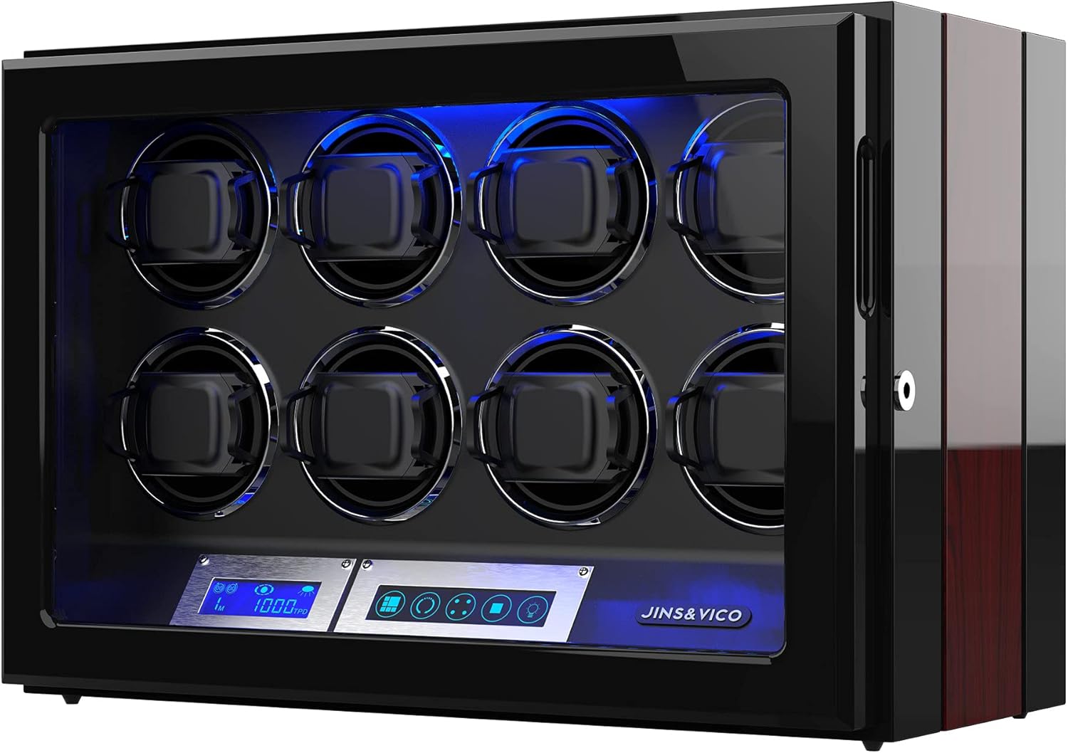 Watch Winder. Adjustable [Upgraded] Watch Pillows. 8 Winding Spaces Watch Winders for Automatic Watches. Built-in Illumination