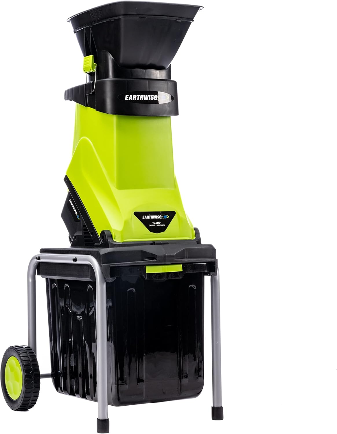 Earthwise GS70015 15-Amp Garden Corded Electric Chipper. Collection Bin