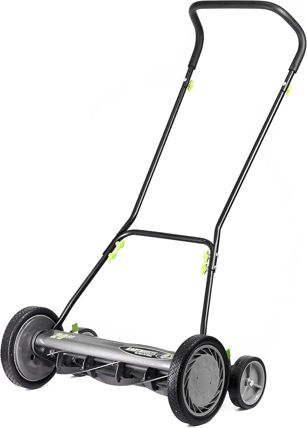 Earthwise 1715-16EW 16-Inch 7-Blade Push Reel Lawn Mower. Grey