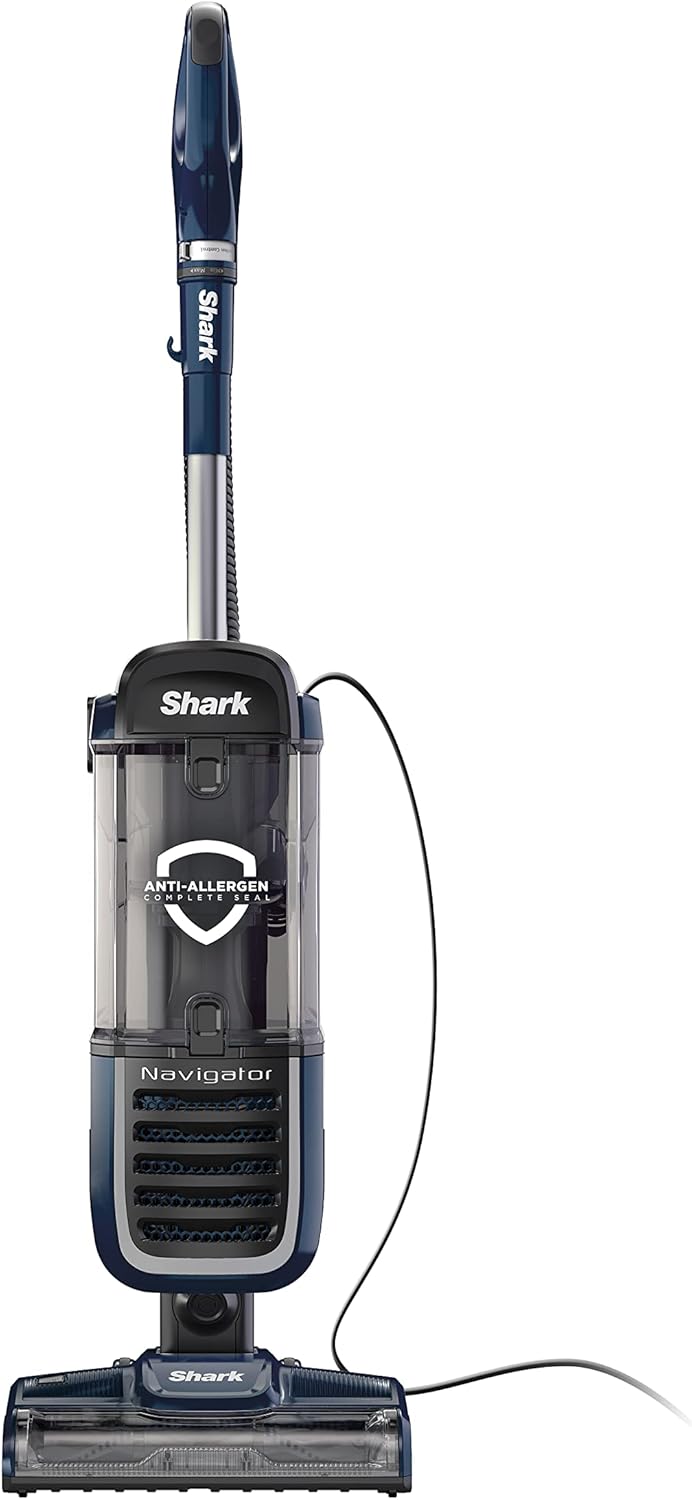 Shark ZU62 Navigator Zero-M Self-Cleaning Brushroll Pet Pro Upright Vacuum. Pewter Grey Metallic