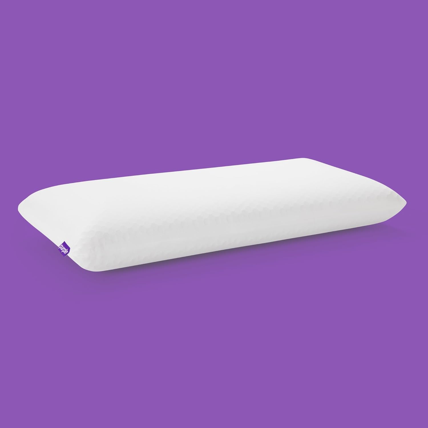 Purple Harmony Pillow - Standard - Medium. Greatest Pillow Ever Invented. 360º Hex Grid & Talalay Latex Core - No Pressure Support. Stays Cool. Luxurious Comfort