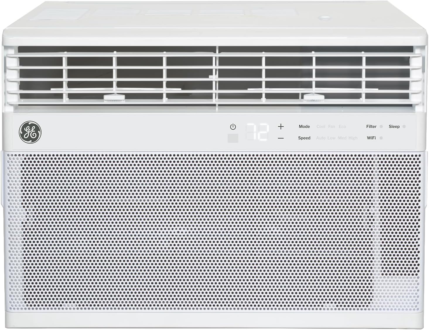 GE AWCS12WWA Window Air Conditioner. Wi-Fi Enabled. Energy-Efficient Cooling for Large Rooms up to 550 sq ft. Easy Install Kit. Control Using Remote or Smartphone App. New 12.000 BTU. White