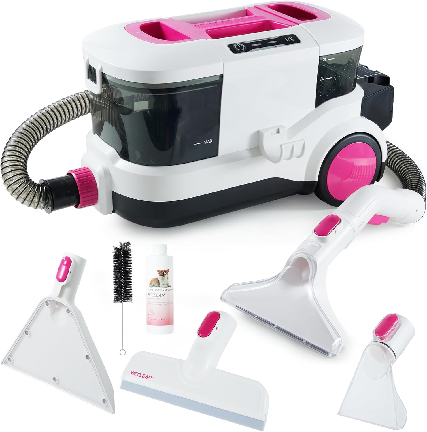 WECLEAN C1 Portable Extractor for Couch and Carpet Cleaner Upholstery Cleaner for Deep Cleaning