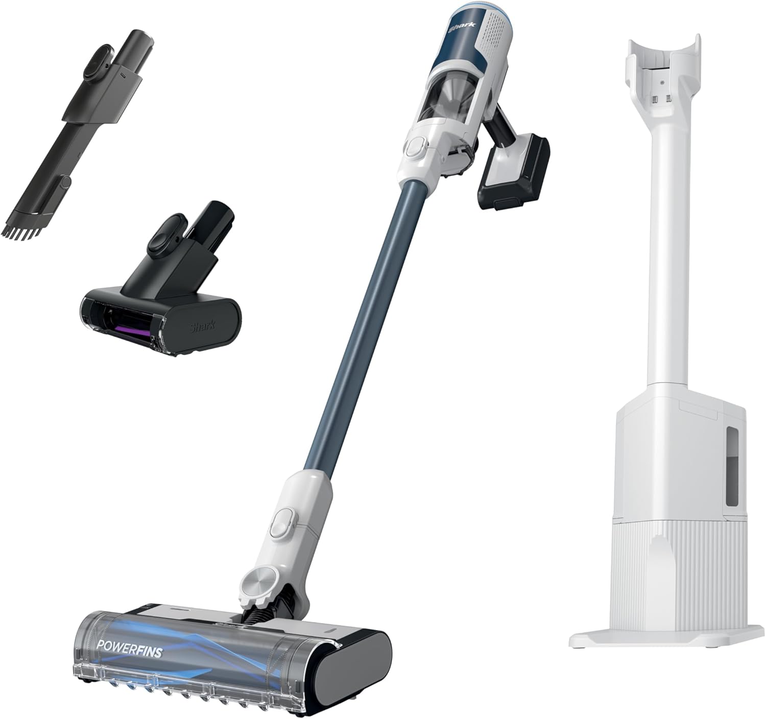 Shark Clean & Empty Cordless Stick Vacuum – Lightweight Cordless Vacuum with Auto-Empty System. HEPA Filter. Portable. Rechargeable. Exclusive Motorized Hand Tool for Pet Hair. BU3523