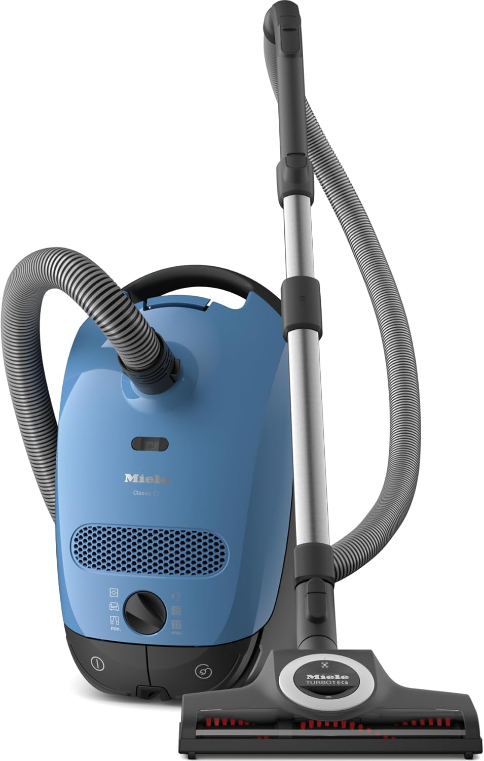 Miele Classic C1 Turbo Team Bagged Canister Vacuum. Tech Blue - Portable. Household