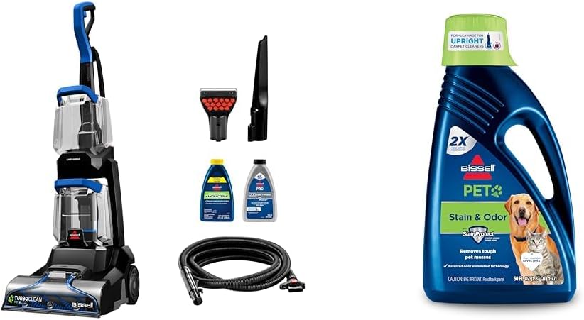 BISSELL TurboClean PET. Upright Carpet & Upholstery Cleaner. 3948