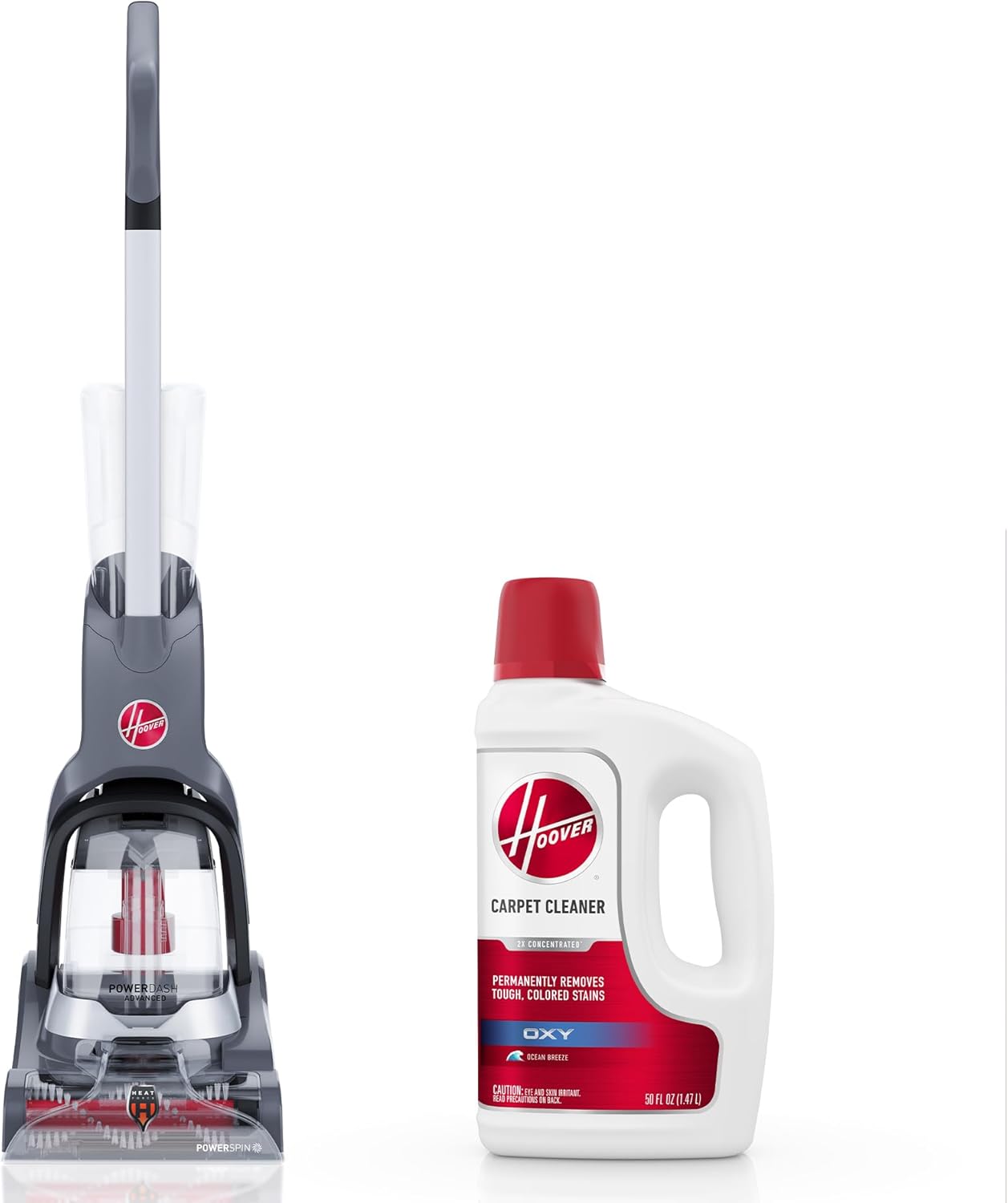 Hoover PowerDash Pet Compact Carpet Cleaner Machine. Lightweight Shampooer Machine. Pair with a Hoover Carpet Cleaner Solution for a Bright. Refreshed Home