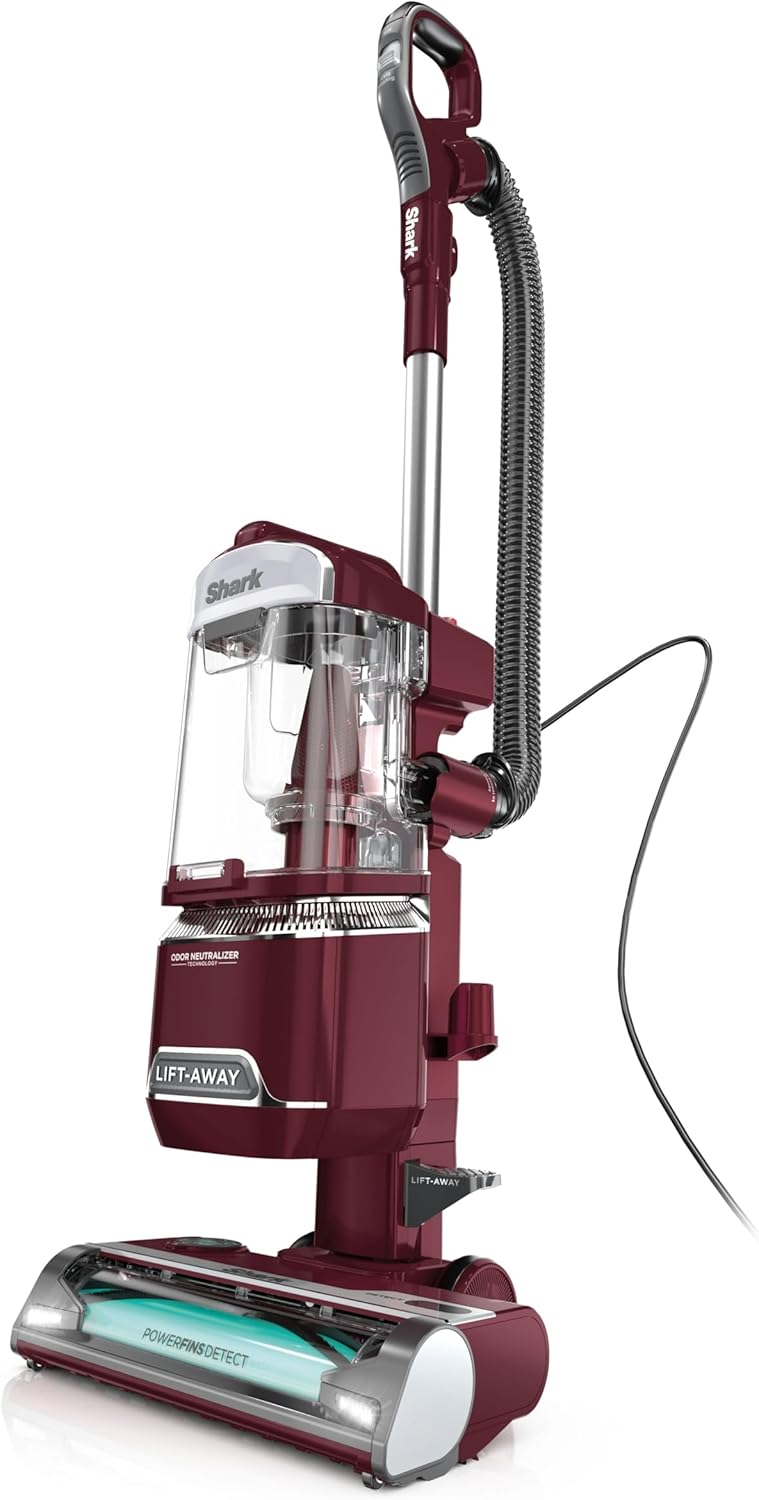 Shark | Upright Vacuum Cleaner for Home | Rotator Lift-Away | No Hair Wrap | HEPA Filter | Lightweight Bagless Vacuum for Pet Hair | LED Headlights For Carpets & Hardwood Floors | Silver | LA502