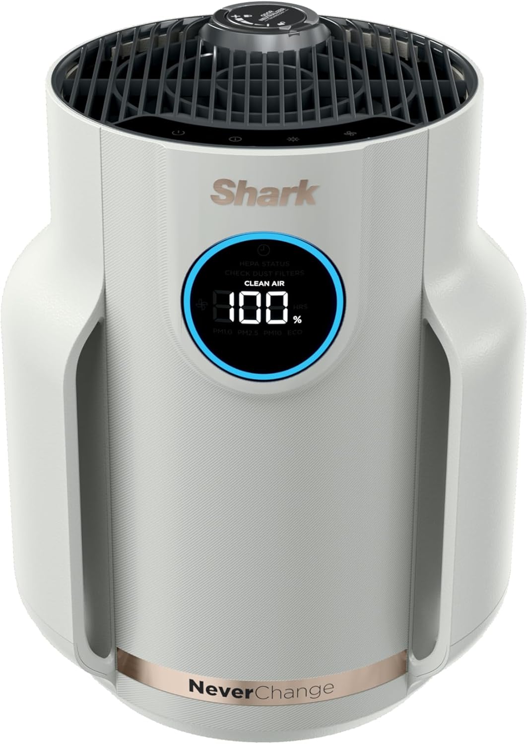 Shark Air Purifier for Home with NeverChange HEPA Air Filter. 1400 sq. ft. for Powerful Multi-Room Purification. 5-Year Filter. Filters Smoke. Captures 99.98% of Particles & Dust. HP302