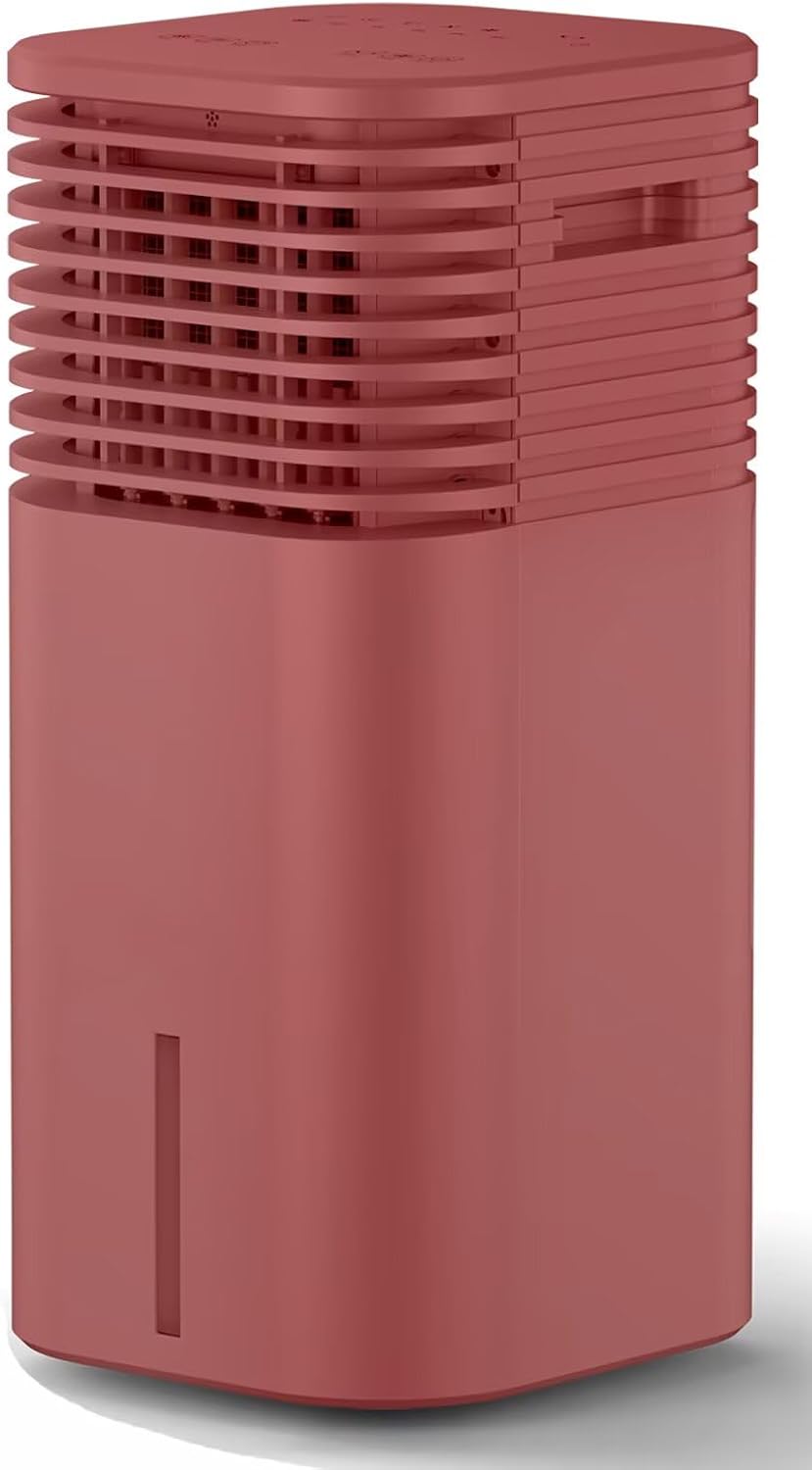 24" Windowless Portable Air Conditioner. 15H Timer & 120°Oscillation. 3-IN-1 Portable AC Unit with Remote. 2-Gal Tank. 3 Modes & 3 Speeds. Ultra-Quiet Ventless Swamp Cooler for Home Office. Onyx