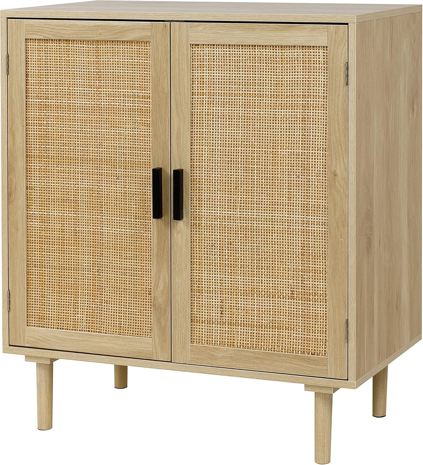 Finnhomy Sideboard Buffet Cabinet. Kitchen Storage Sideboard with Rattan Decorated Doors. Liquor Coffee Buffet. Dining Room. Hallway. Console Table. Accent Cabinet. 31.5X 15.8X 34.6 Inches. Natural
