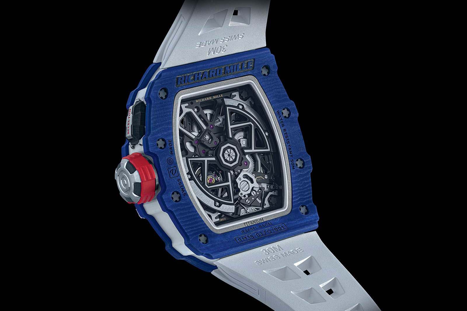 Richard Mille Super clone RM35-03 Blue Quartz TPT®