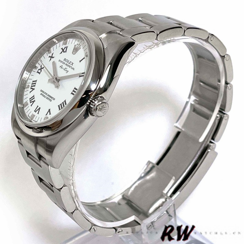Rolex Oyster Perpetual Air-King 114200 White Dial 34mm Unisex Replica Watch