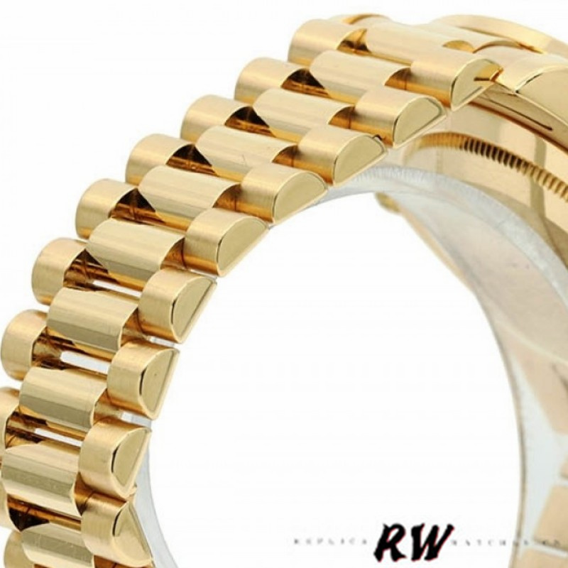 Rolex Day-Date 218348 Concentric Circle Ivory Dial 41MM Mens Replica Watch