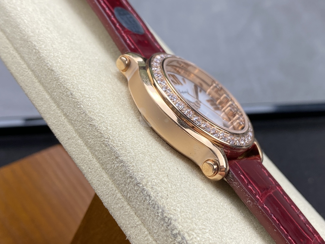 Chopard Happy Sport Rose Gold Women's Quartz Watch 278475-3037