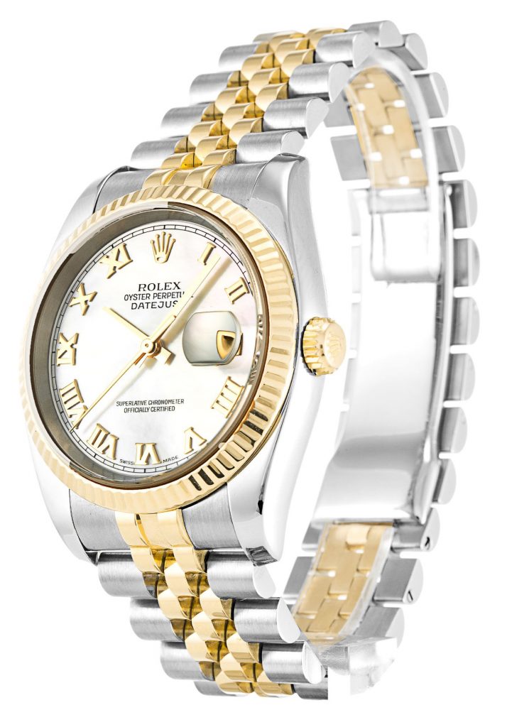 Replica Rolex Datejust 36mm Mother Of Pearl – White Dial 116233