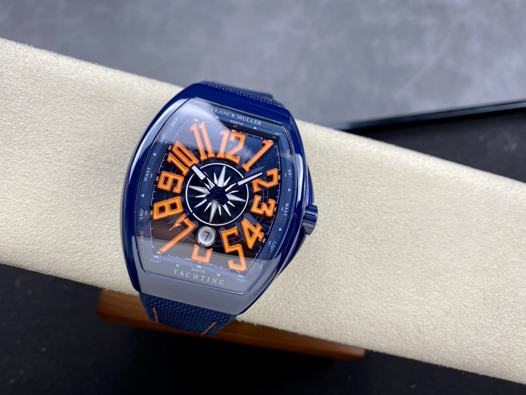 Franck Muller Framulan V45 Ceramic Yacht Model Orange 45mm