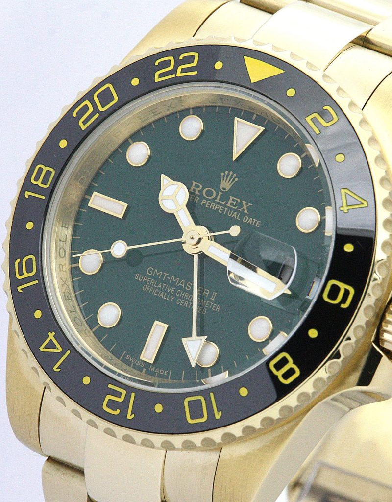 Replica Rolex GMT-Master II 40mm Green Dial 116718LN