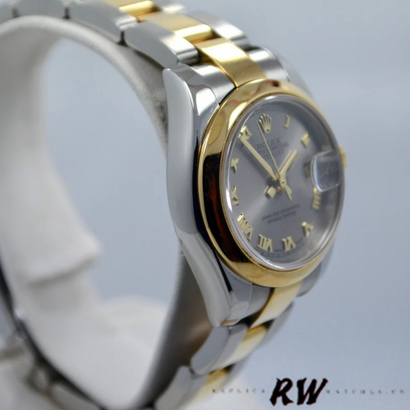 Rolex Datejust 179163 Grey Dial Domed Dezel 26MM Lady Replica Watch