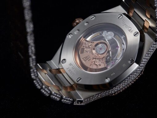 Audemars Piguet Royal Oak Selfwinding 15400SR.OO.1220SR.01 Iced Out Replica