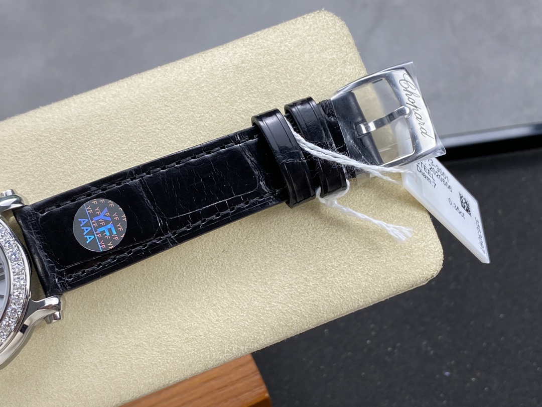 Chopard Happy Sport Diamond Bezel Women's Quartz Watch 278475-3037