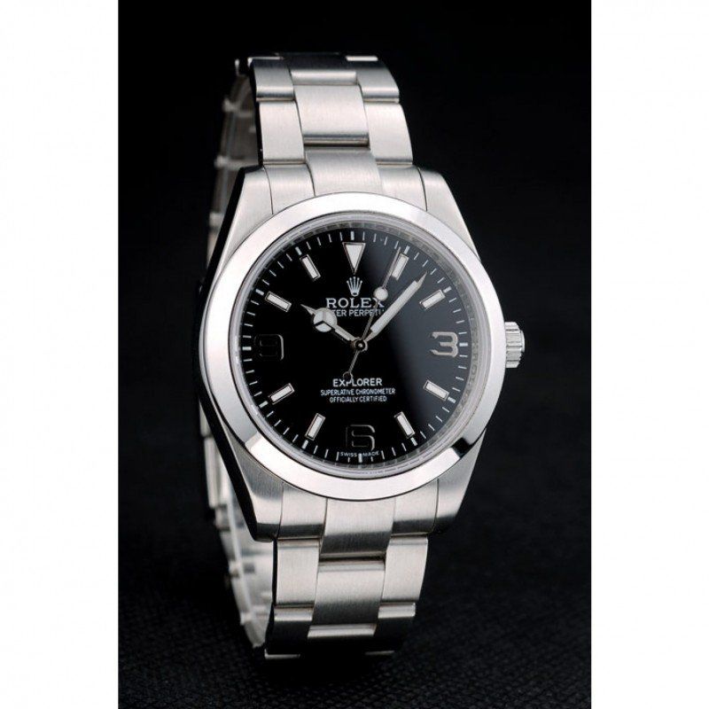 Superclone Rolex Explorer 39mm Black Dial 42002
