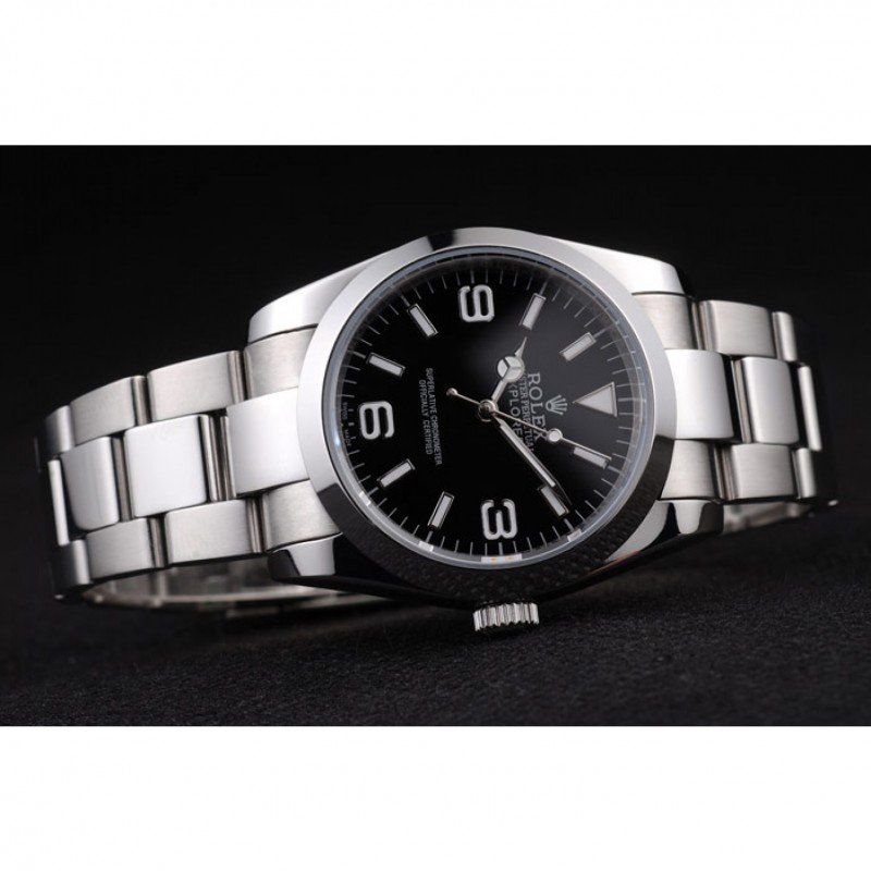 Replica Rolex Explorer 36mm Black Dial 98087