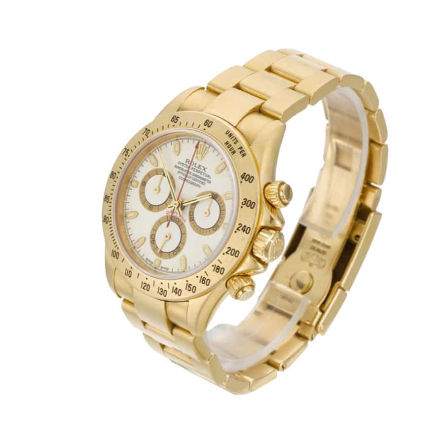 Rolex Daytona Gold Tone White Dial 116523 Oyster Replica