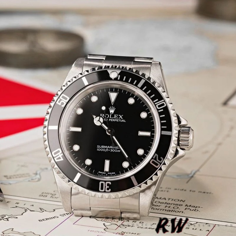 Rolex Submariner 14060M Black Dial Stainless Steel Case 40MM Mens Replica Watch