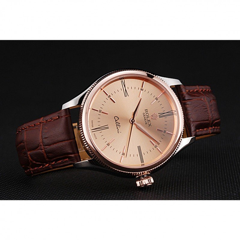 Replica Rolex Cellini 40mm Orange Dial 622840