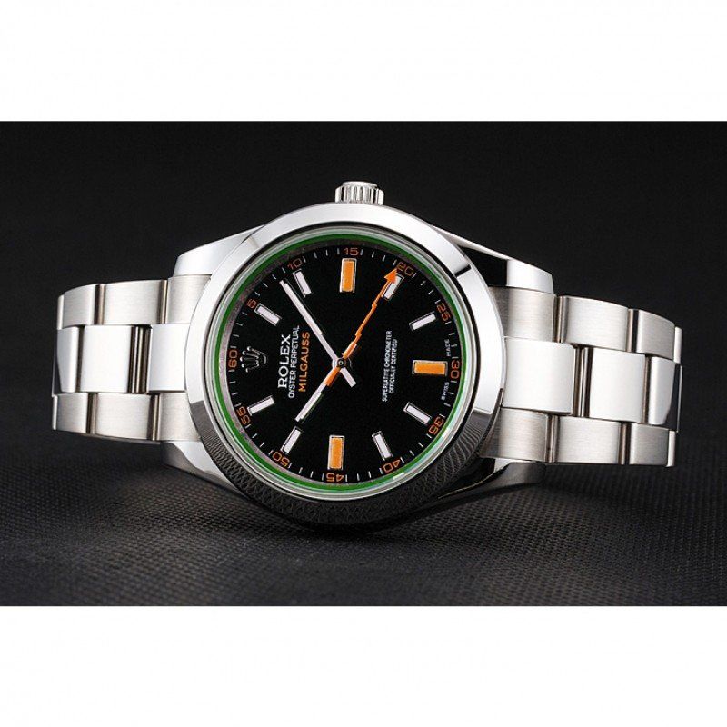 Superclone Rolex Milgauss 41mm Black Dial REP016836