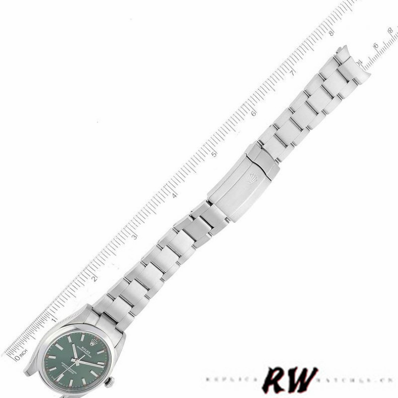 Rolex Oyster Perpetual Air-King 114200 Olive Green Index Dial 34mm Unisex Replica watch