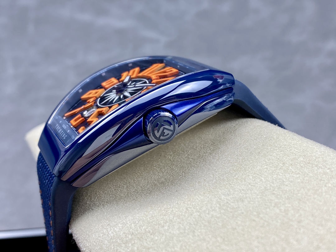 Franck Muller Framulan V45 Ceramic Yacht Model Orange 45mm