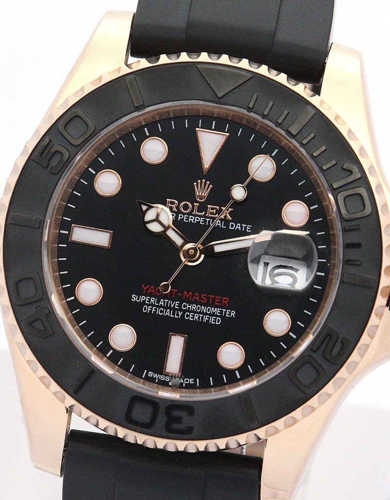 Replica Rolex Yacht-Master 40mm Black Dial 169622