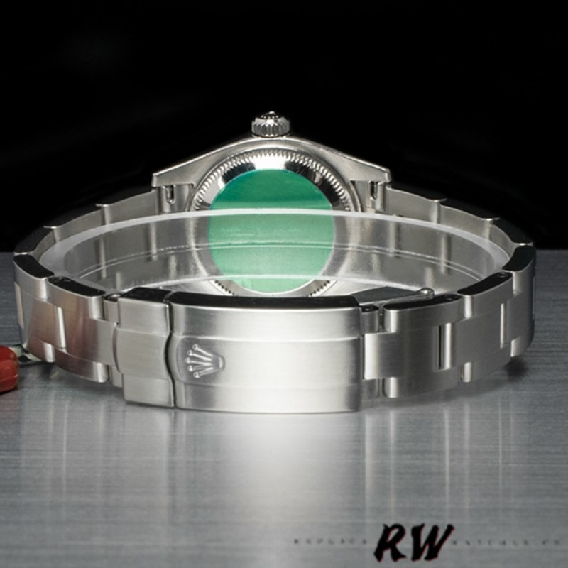 Rolex Oyster Perpetual 176200 Stainless Steel Case Black Dial 26MM Lady Replica Watch