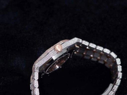 Audemars Piguet Royal Oak Selfwinding 15400SR.OO.1220SR.01 Iced Out Replica