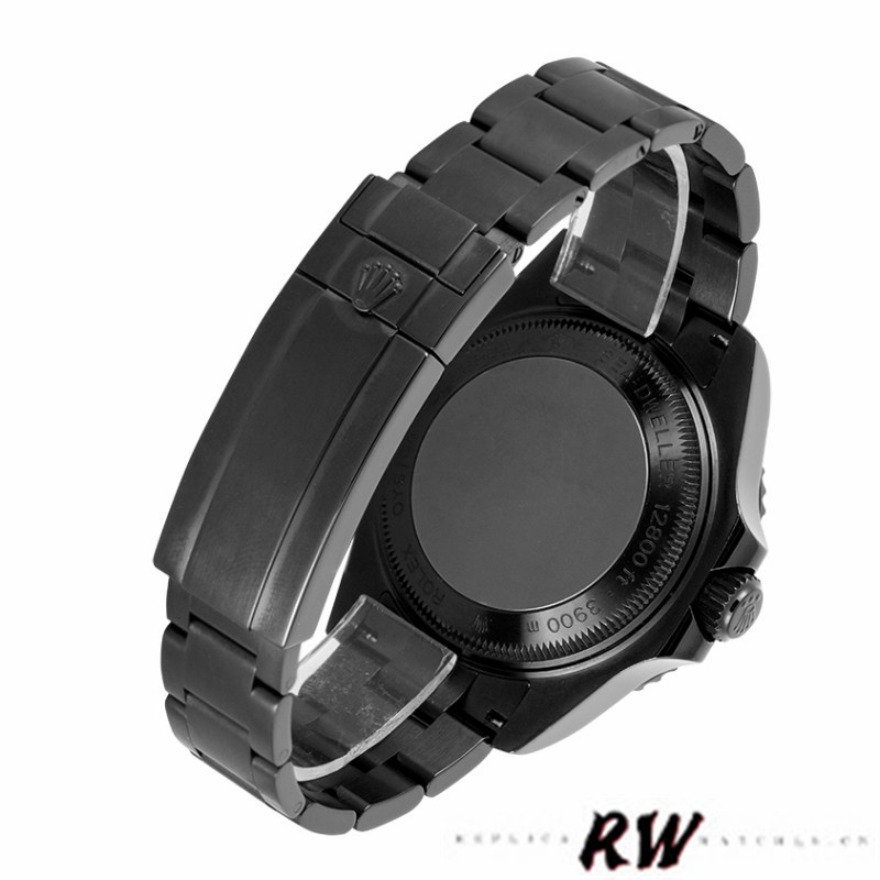 Rolex Sea-Dweller Deepsea 116660 PVD/DLC Coated Stainless Steel Black Dial 44MM Mens Replica Watch