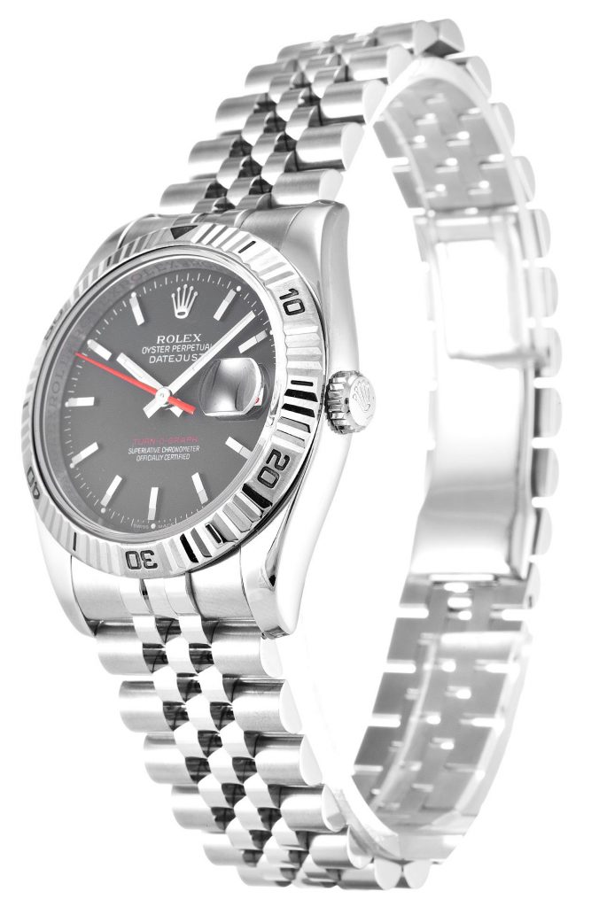 Replica Rolex Datejust Turn-O-Graph 36mm Grey Dial 116264