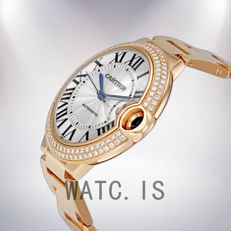 Cartier Ballon Bleu Men's WE9007Z3 42mm Automatic White Dial