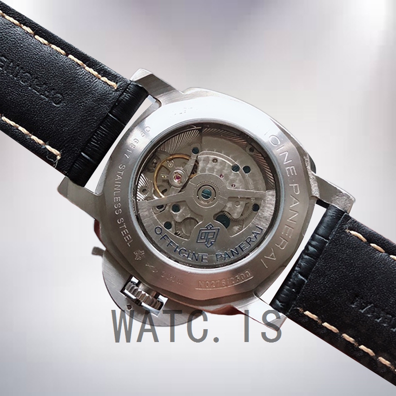 Panerai Luminor Marina 44mm Men's PAM00563 Silver-tone White Dial