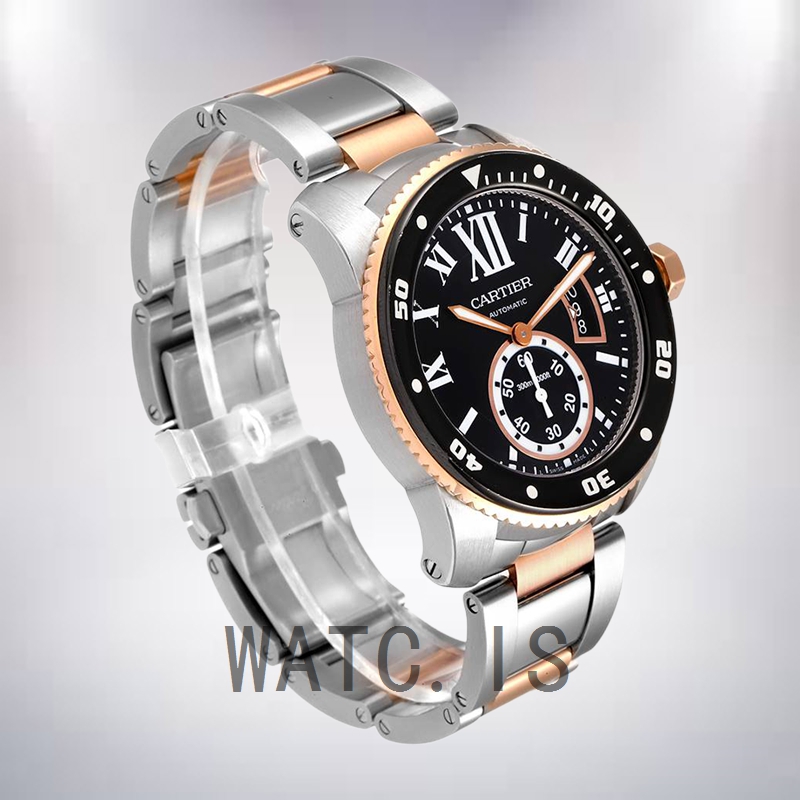 Cartier Calibre 42mm W7100054 Men's Automatic Silver-tone