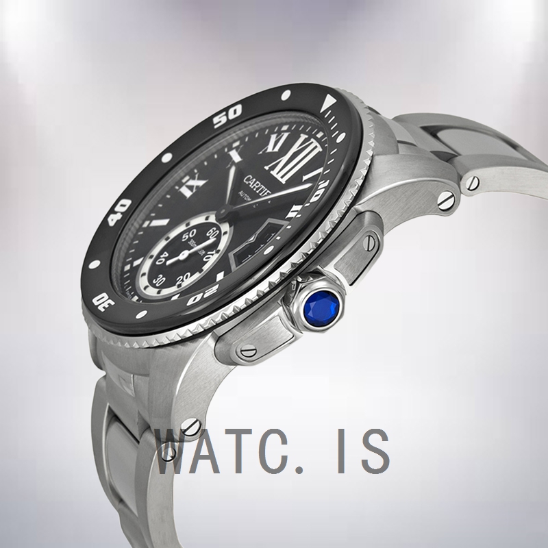 Cartier Calibre Men's 42mm W7100057 Automatic Silver-tone