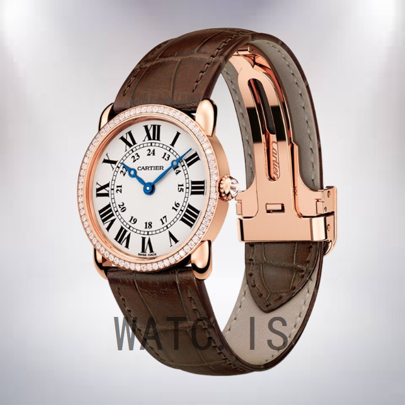 Cartier Ronde Ladies WR000351 30mm/36mm Rose Gold-tone Automatic