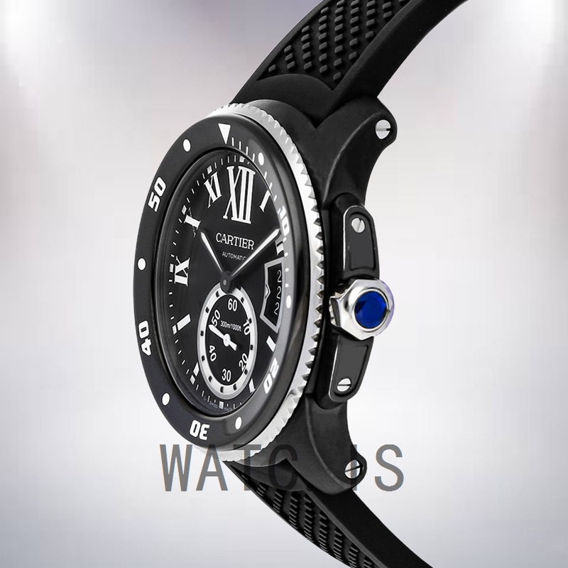 Cartier Calibre Men's 42mm WSCA0006 Black-tone Black Dial