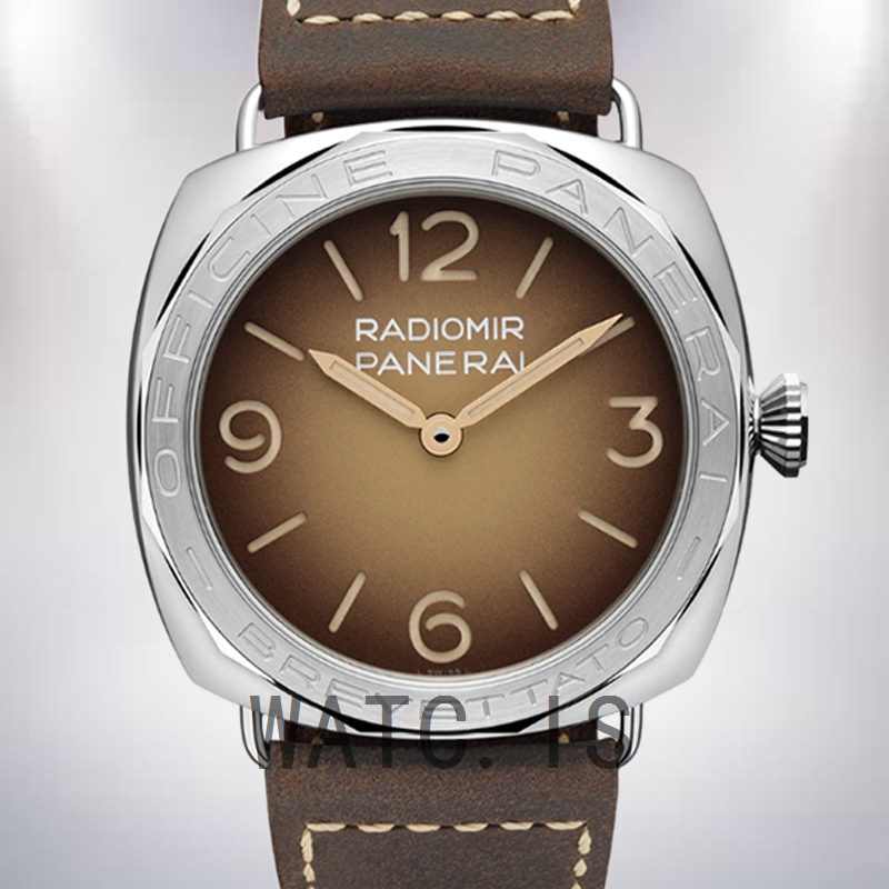 Panerai Radiomir 44mm PAM00687 Men's Leather Strap Brown Dial